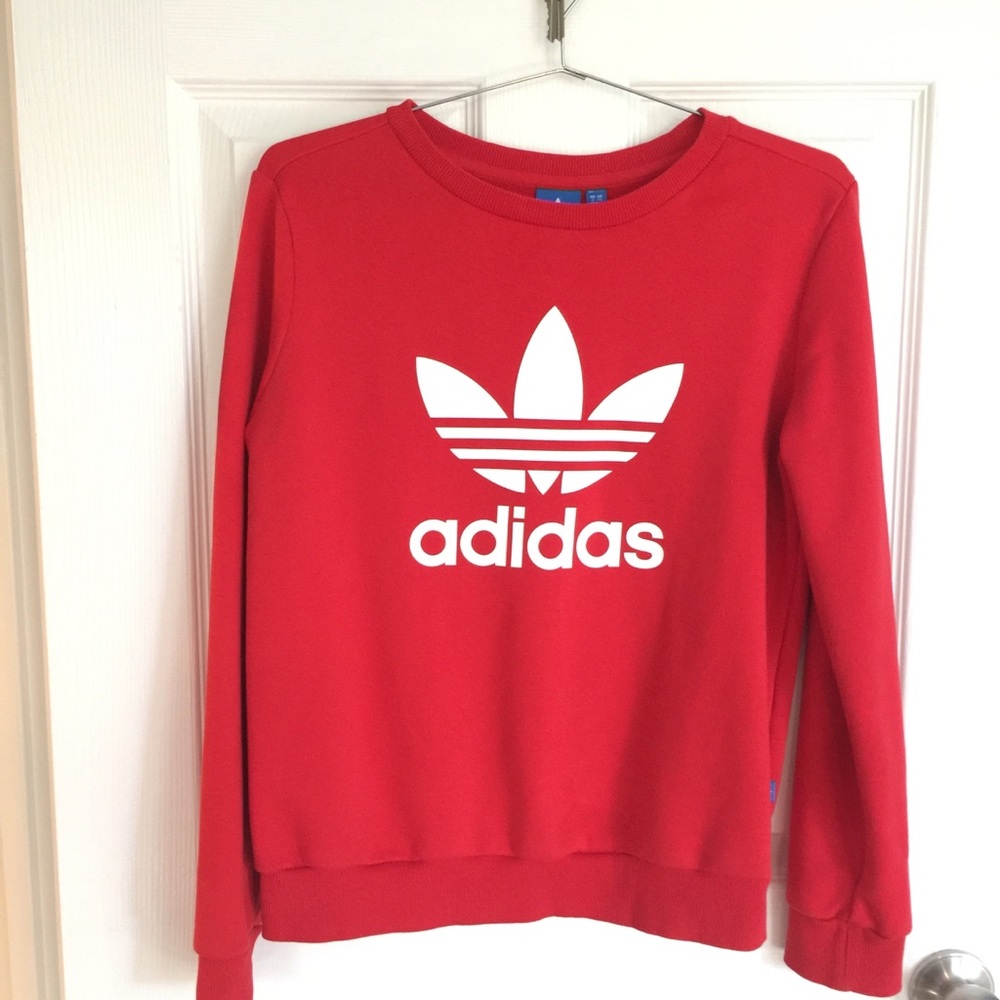 Adidas Sweatshirt Red